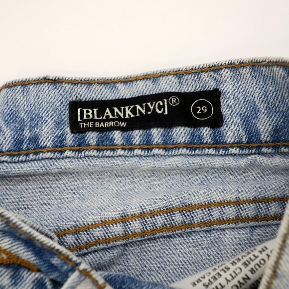 BlankNYC Barrow Distressed Cutoff Jean Shorts Acid Trip Vintage High Rise - Picture 5 of 8